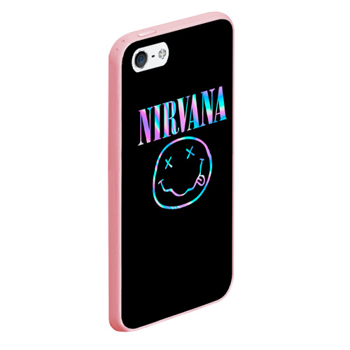 Чехол для iPhone 5/5S матовый NirvanaСпина, цвет баблгам - фото 3