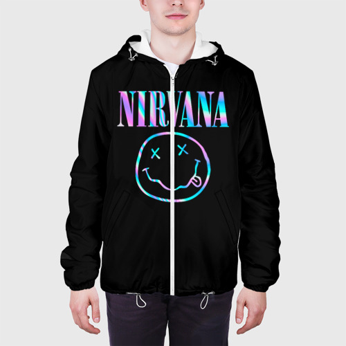 Мужская куртка 3D NirvanaСпина, цвет 3D печать - фото 4