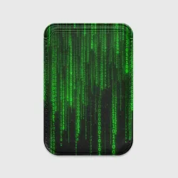 Картхолдер Magsafe магнитный Матрица код цифры программист