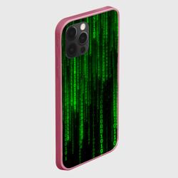 Чехол для iPhone 12 Pro Матрица код цифры программист - фото 2