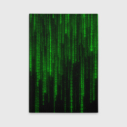 Обложка для автодокументов Матрица код цифры программист