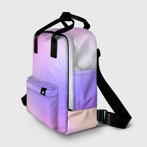 Женский рюкзак 3D светлый градиент розовый мода - фото 2