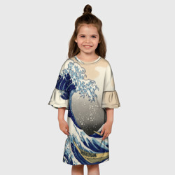 Детское платье 3D ЯПОНСКАЯ КАРТИНА - фото 2