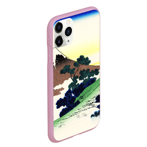 Чехол для iPhone 11 Pro Max матовый Япония, цвет розовый - фото 3