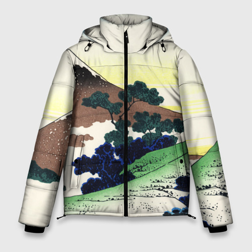 Мужская зимняя куртка 3D Япония, цвет черный