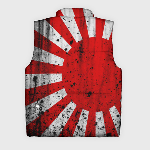 Мужской жилет утепленный 3D Японский флаг, цвет светло-серый - фото 2