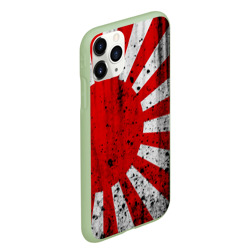 Чехол для iPhone 11 Pro Max матовый Японский флаг - фото 2