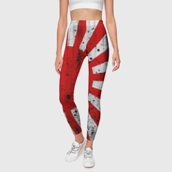 Леггинсы 3D Японский флаг JDM - фото 2