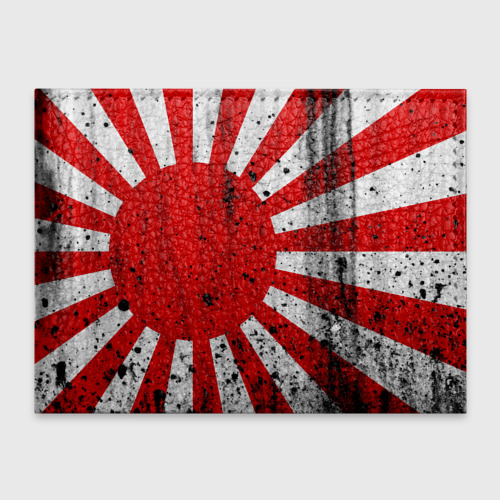 Обложка для студенческого билета Японский флаг, цвет черный