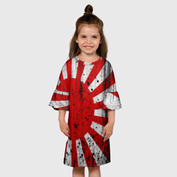 Детское платье 3D ЯПОНСКИЙ ФЛАГ - фото 2
