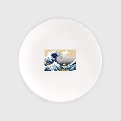 Тарелка The great wave off kanagawa