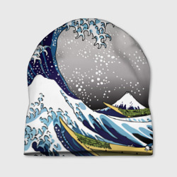 Шапка 3D The great wave off kanagawa