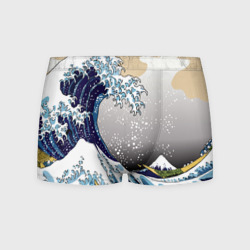 Мужские трусы 3D The great wave off kanagawa