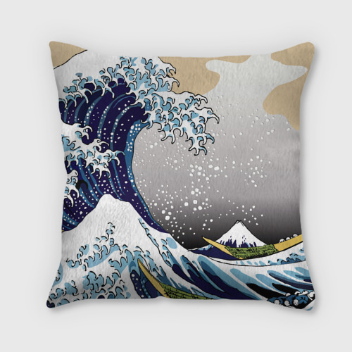 Подушка 3D The great wave off kanagawa - фото 2