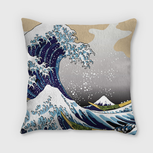 Подушка 3D The great wave off kanagawa