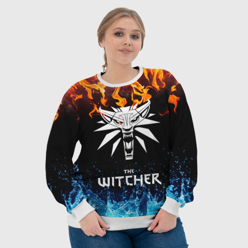 Женский свитшот 3D The Witcher, цвет 3D печать - фото 6