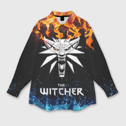 Мужская рубашка oversize 3D The Witcher