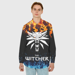 Мужская рубашка oversize 3D The Witcher - фото 2