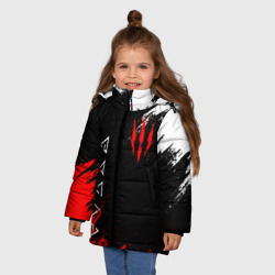 Зимняя куртка для девочек 3D The Witcher. - фото 2