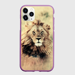 Чехол для iPhone 11 Pro матовый Lion King