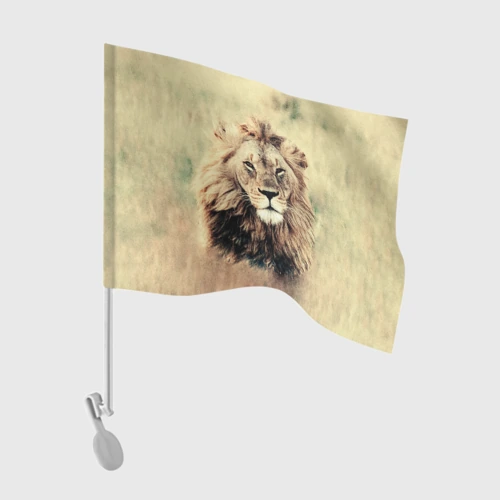 Флаг для автомобиля Lion King
