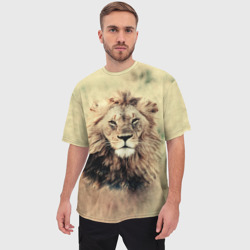 Мужская футболка oversize 3D Lion King - фото 2