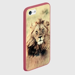 Чехол для iPhone 5/5S матовый Lion King - фото 2