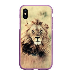 Чехол для iPhone XS Max матовый Lion King