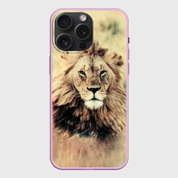 Чехол силиконовый для Apple iPhone 15 Pro Мax матовый Lion King