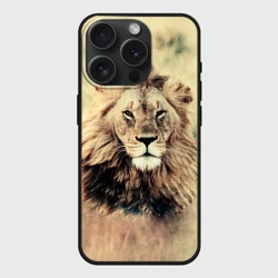 Чехол силиконовый для Apple iPhone 15 Pro матовый Lion King