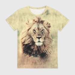 Женская футболка 3D Lion King