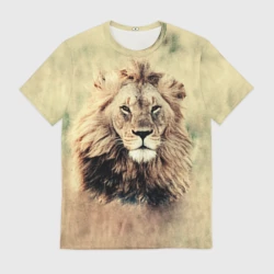 Мужская футболка 3D Lion King