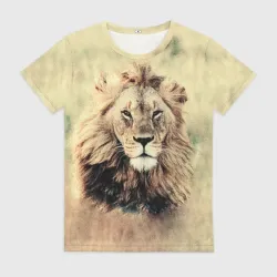 Женская футболка 3D Lion King