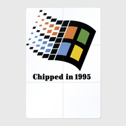 Магнитный плакат 2Х3 Chipped in 1995 - retro