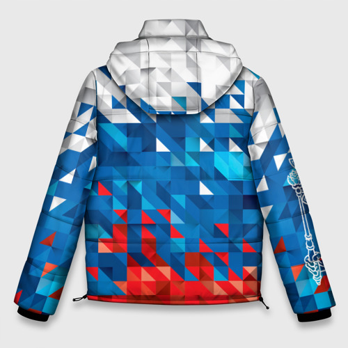 Мужская зимняя куртка 3D Россия, цвет красный - фото 2