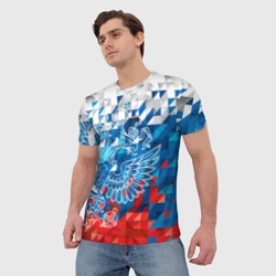 Мужская футболка 3D Россия - фото 2