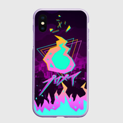 Чехол для iPhone XS Max матовый Promare