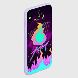 Чехол для iPhone XS Max матовый Promare - фото 2