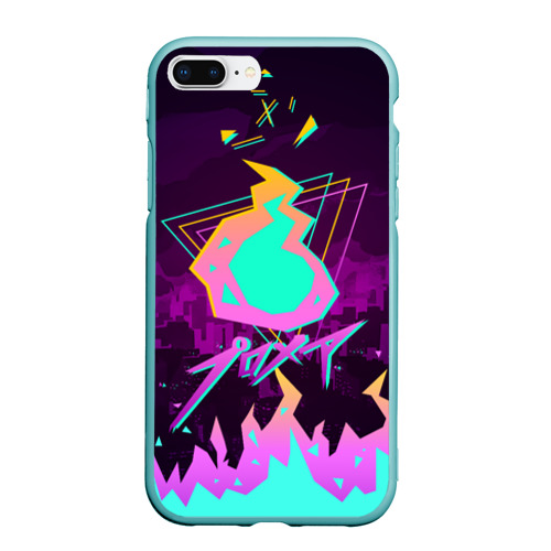 Чехол для iPhone 7Plus/8 Plus матовый Promare, цвет мятный