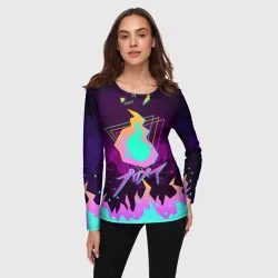 Женский лонгслив 3D Promare - фото 2