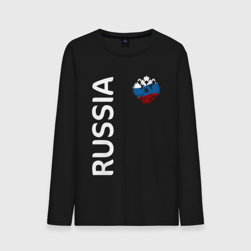 Мужской лонгслив хлопок Россия
