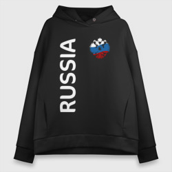 Женское худи Oversize хлопок Россия