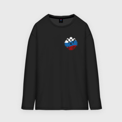 Мужской лонгслив oversize хлопок Россия