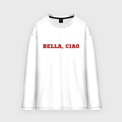 Мужской лонгслив oversize хлопок Bella ciao