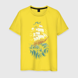 Мужская футболка хлопок Борьба моряка