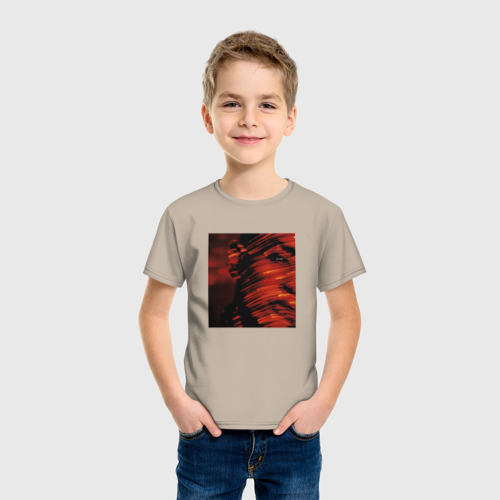 Детская футболка хлопок с принтом LIL KRYSTALLL NO LABEL, фото на моделе #1