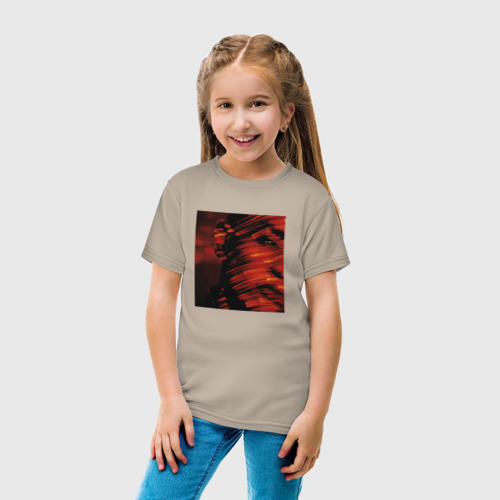 Детская футболка хлопок с принтом LIL KRYSTALLL NO LABEL, вид сбоку #3