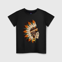 Детская футболка хлопок Индейские мотивы арт