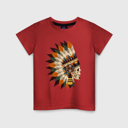 Детская футболка хлопок Индейские мотивы арт