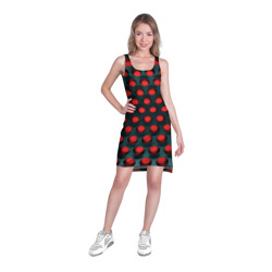 Платье-майка 3D Раскалённый красный 3Д - фото 2